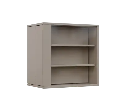 RE VTB - 350 vitrína s bočním výsuvem, 600x600x350, pískově béžová